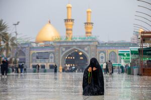 بارش رحمت الهی در بهشت روی زمین