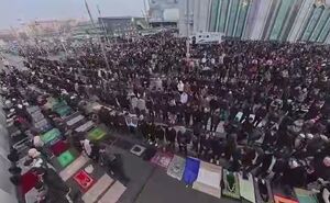 فیلم/ برپایی نماز عید فطر در مسجد جامع مسکو