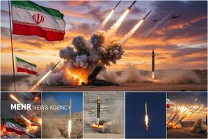 موج ۶۸ وعده صادق ۴نمایش ترکیبی از اقتدار دریایی و هوایی جمهوری اسلامی