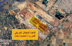 فیلم/ حملات پهپادی مقاومت عراق به سمت اهداف آمریکایی در بغداد