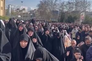 فیلم/ صفوف نماز در محوطه بیرونی مصلای تهران