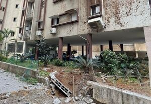 "ریشون لتسیون" بعد از اصابت موشک خوشه‌ای ایران