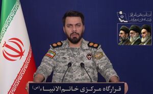 فیلم/ سخنگوی قرارگاه مرکزی خاتم الانبیا: اراده ما نباشد، هیچ وضعیتی به روال سابق برنمی‌گردد!