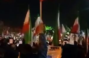 فیلم/ به وقت قرار؛ نوای الله‌اکبر مردم در میدان شهدا