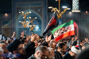 وداع باشکوه با وزیر شهید اطلاعات در بهشت رضوی
