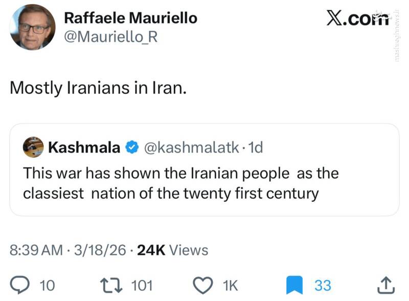 کاربران جهان: دنیا دارد عاشق ایران می‌شود