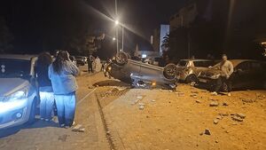 اصابت مستقیم موشک بارانی ایران به تل‌آویو