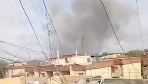 فیلم/ حمله آمریکا به مقر حشدالشعبی در غرب عراق