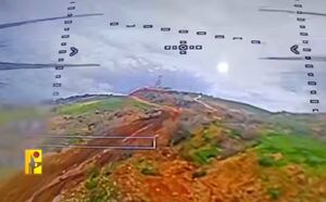 شکار مرکاوا توسط حزب‌الله با FPV