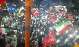 فیلم/ اجتماع پرشور مردم در املش گیلان
