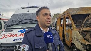 داستان دردناک یک پدر امدادگر از لحظات بی‌رحم جنگ