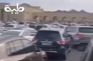 ازدحام در مرز امارات با عمان