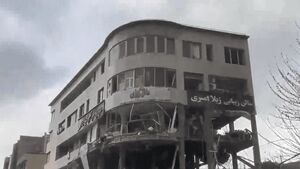 حمله رژیم صهیونیستی به ساختمان شبکه العربی در تهران