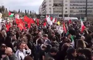 فیلم/ تظاهرات سراسری در یونان برای حمایت از ایران