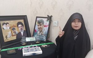 فیلم/ رجزخوانی بی‌نظیر دختر شهید محسن عزتی