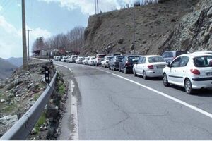 محور کندوان و آزادراه تهران شمال یکطرفه شد