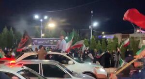 فیلم/ حماسه باشکوه مردم کرمان در شب ۱۲ فروردین