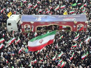 عکس/ تشییع پیکر مطهر شهید تنگسیری در تهران