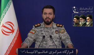فیلم/ پیام سخنگوی قرارگاه مرکزی خاتم‌الانبیاء به عراقی‌ها