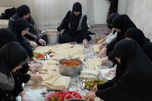 فیلم/ گردان زنان همدانی وارد میدان شدند