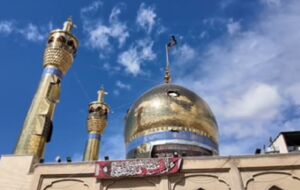 فیلم/ آمادگی یک خیر برای بازسازی گنبد حسینیه زنجان با طلا
