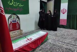 فیلم/ سلام نظامی همسر شهید موسوی: سلام فرمانده قلب من