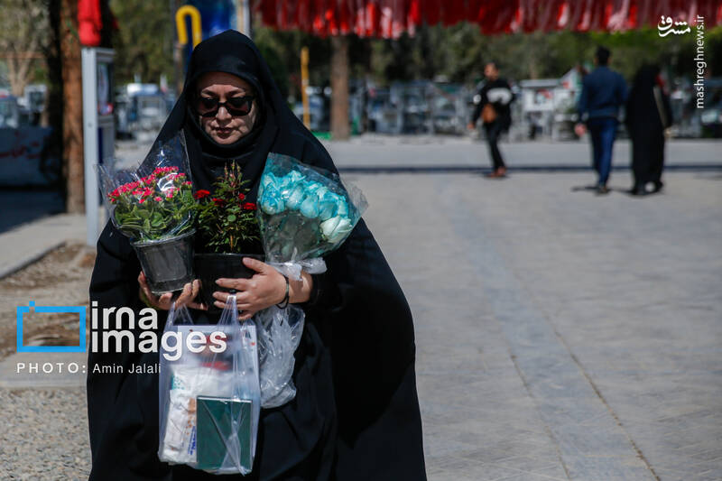 عکس/ تشییع و خاکسپاری شهدای جنگ رمضان در بهشت زهرا(س)