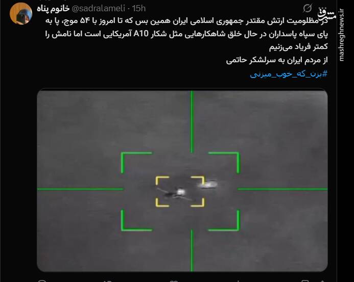 حمایت کاربران فضای مجازی از دلاورمردان ارتشی