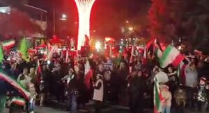 فیلم/ شعار محلی ملایری‌ها: الهی که ترامپ امشو بمیره