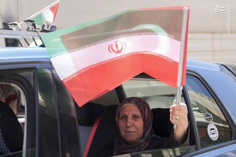 عکس/ راهپیمایی خودرویی ترکیه در حمایت از ایران