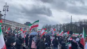 تصاویر دیدنی از تجمع حمایت از ایران در برلین