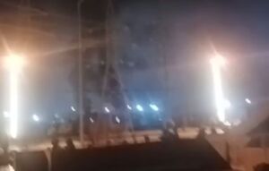 فیلم/ لحظهٔ اصابت یک پهپاد به پایگاه «حریر» آمریکا در اربیل