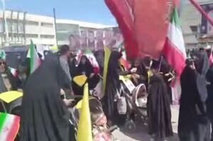 رژه کالسکه سواران در مشهد