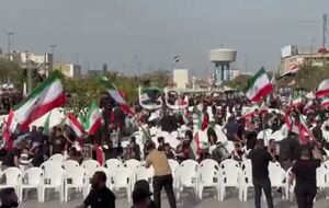فیلم/ بزرگداشت چهلمین روز شهادت امام خامنه‌ای در بغداد