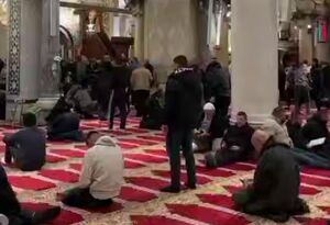 اقامه نماز صبح در مسجدالاقصی
