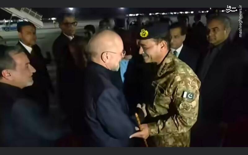 هیات ایرانی «میناب ۱۶۸» به ریاست قالیباف وارد اسلام‌آباد شد/ قالیباف: حسن نیت داریم اما اعتماد نداریم/ گفتگوها احتمالاً بعد از ظهر آغاز می‌شود +عکس و فیلم