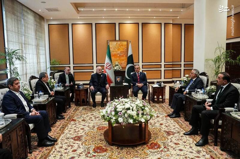 دیدار نخست وزیر پاکستان با هیئت ایرانی
