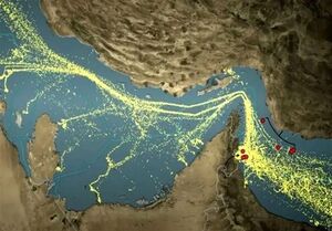 بلومبرگ: تمام ترددهای تنگه هرمز با هدایت ایران انجام می‌شود
