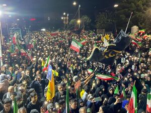 فیلم/ رجزخوانی ابوذر روحی در جمع پرشور مردم کرمان