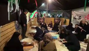 فیلم/ زنان ایل لر برای رزمندگان ایران نان می‌پزند