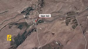 فیلم/ پادگان ارتش اسرائیل در جولان اشغالی هدف پهپادهای حزب‌الله