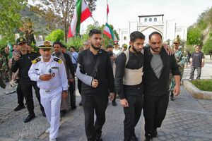 عکس/ دروازه قرآن شیراز میزبان ۹ مجروح ناوچه دنا