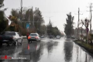 فیلم/ بارش شدید باران بهاری در تهران