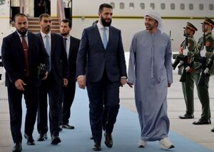 الشرع پس از عربستان و قطر وارد امارات شد