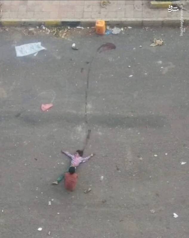 به این رد خون دقت کنید