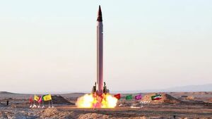 موشک آبی آماده پرتاب به‌ سمت اراضی اشغالی