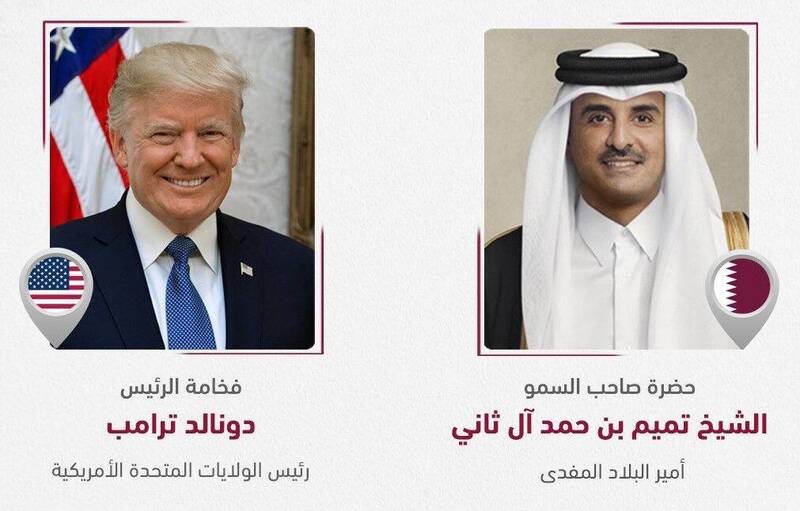 قطر،امير،تلفني،تماس