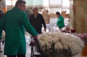 فیلم/ گل‌آرایی حرم رضوی به مناسبت ولادت امام رضا(ع)