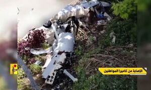 سرنگونی پهپاد "هرمس ۴۵۰ زیک" در شهر صور لبنان