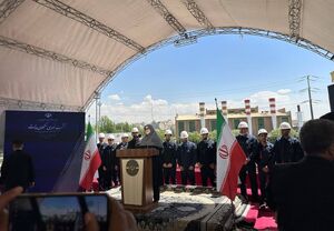 برگزاری نشست خبری سخنگوی دولت در نیروگاه طرشت